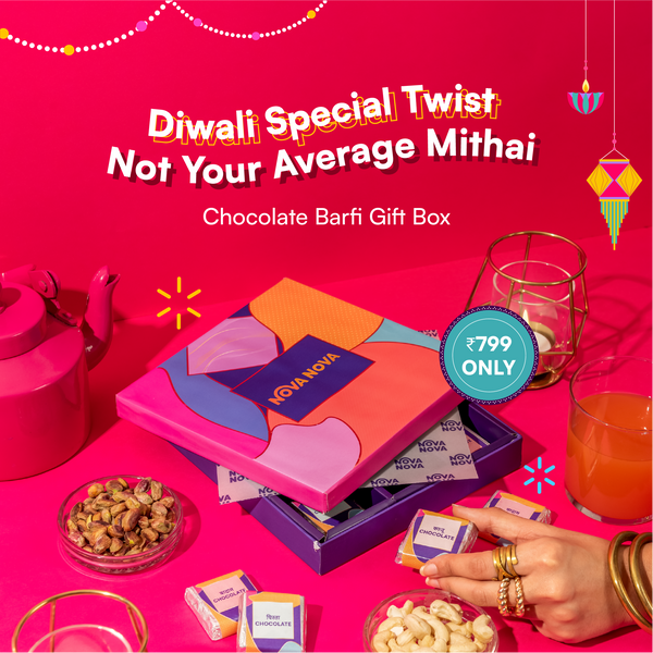 Chocolate Barfi Gift Box - Diwali Special