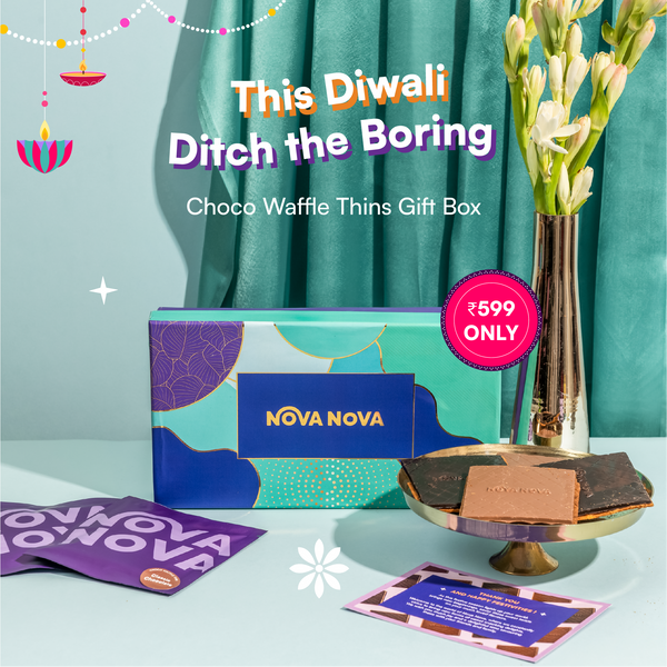 Choco Waffle Thins Gift Box - Diwali Special